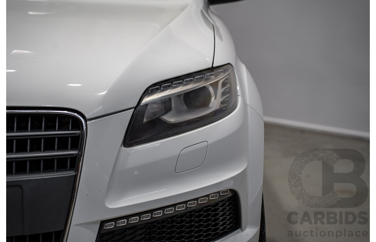 07/2013 Audi Q7 3.0 TDI QUATTRO AWD MY13 4d Wagon Carrara White 3.0L 7 Seats
