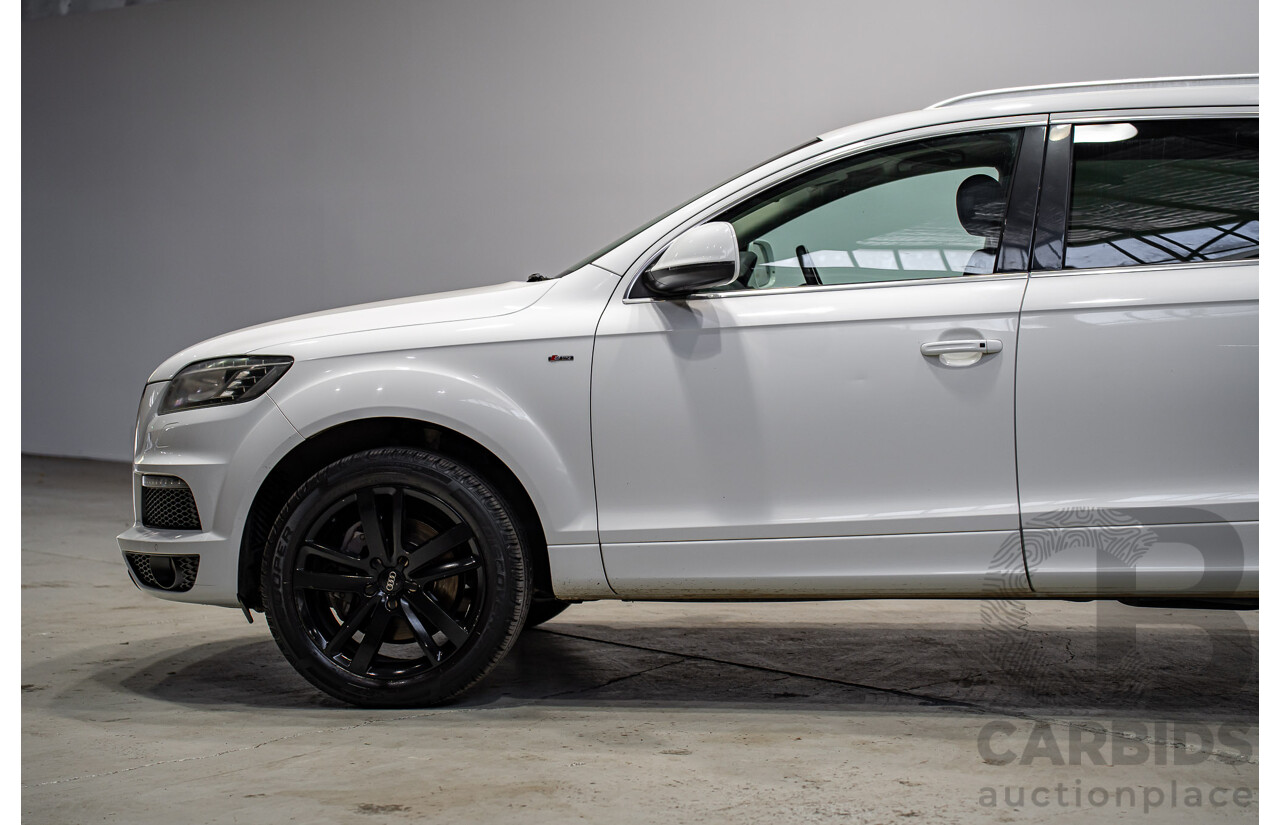 07/2013 Audi Q7 3.0 TDI QUATTRO AWD MY13 4d Wagon Carrara White 3.0L 7 Seats