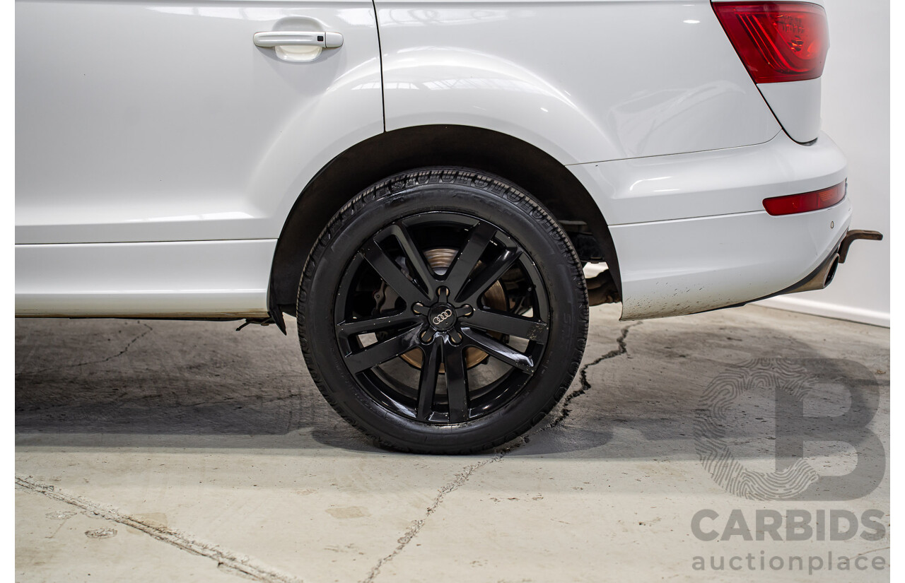 07/2013 Audi Q7 3.0 TDI QUATTRO AWD MY13 4d Wagon Carrara White 3.0L 7 Seats
