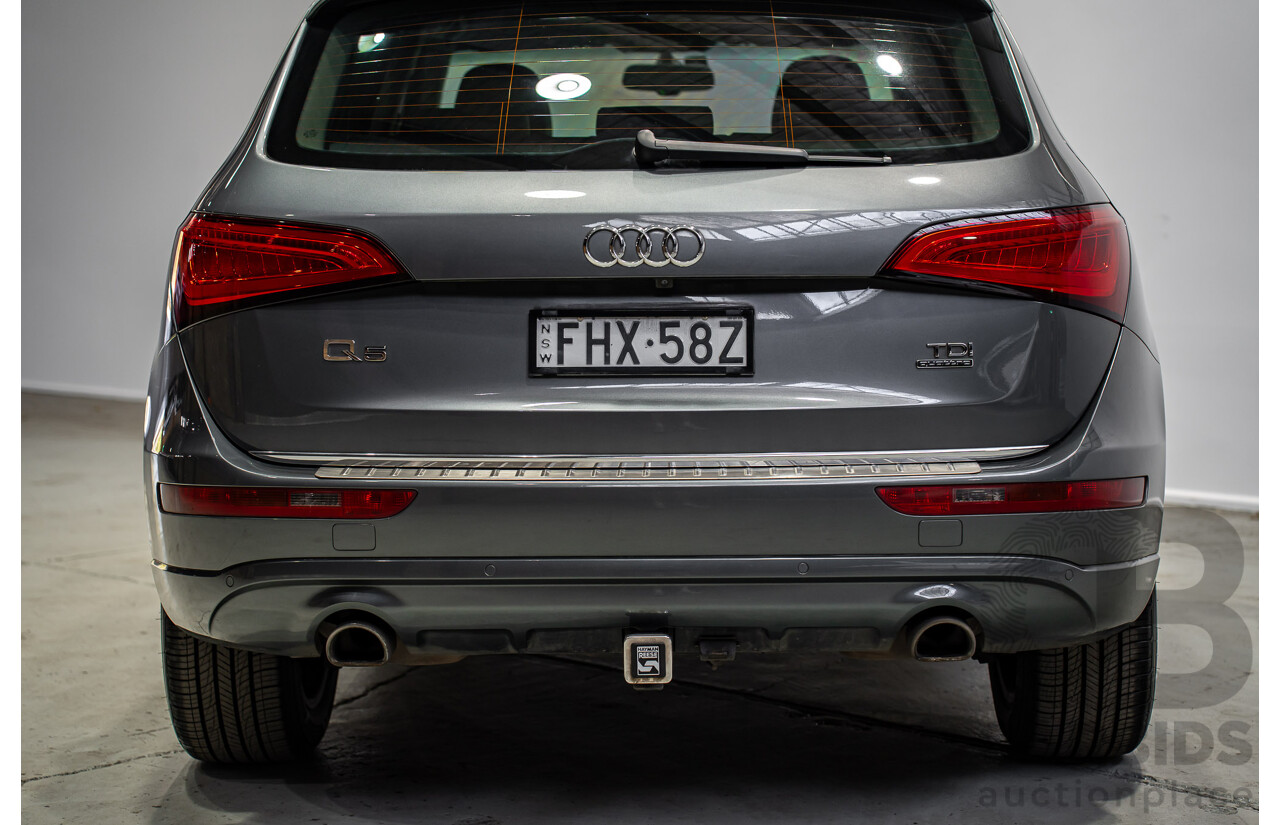 02/2015 Audi Q5 3.0 TDI Quattro (AWD) 8R MY15 4d Wagon Monsoon Gray Metallic V6 Turbo Diesel 3.0L