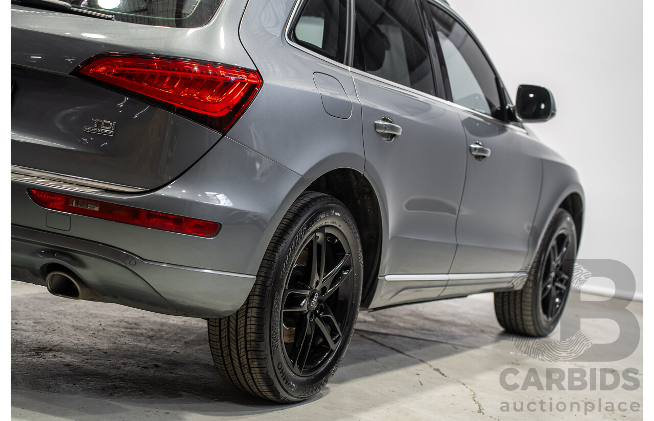 02/2015 Audi Q5 3.0 TDI Quattro (AWD) 8R MY15 4d Wagon Monsoon Gray Metallic V6 Turbo Diesel 3.0L