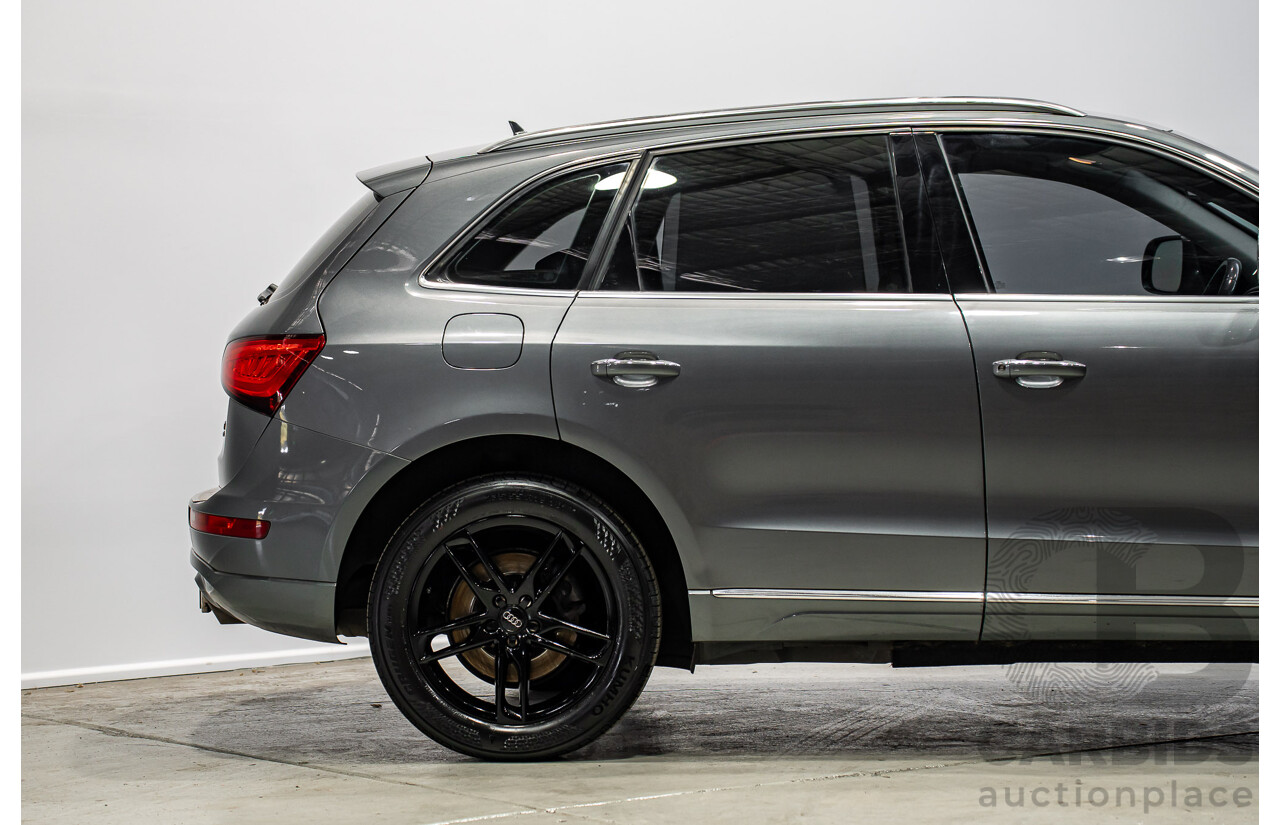 02/2015 Audi Q5 3.0 TDI Quattro (AWD) 8R MY15 4d Wagon Monsoon Gray Metallic V6 Turbo Diesel 3.0L