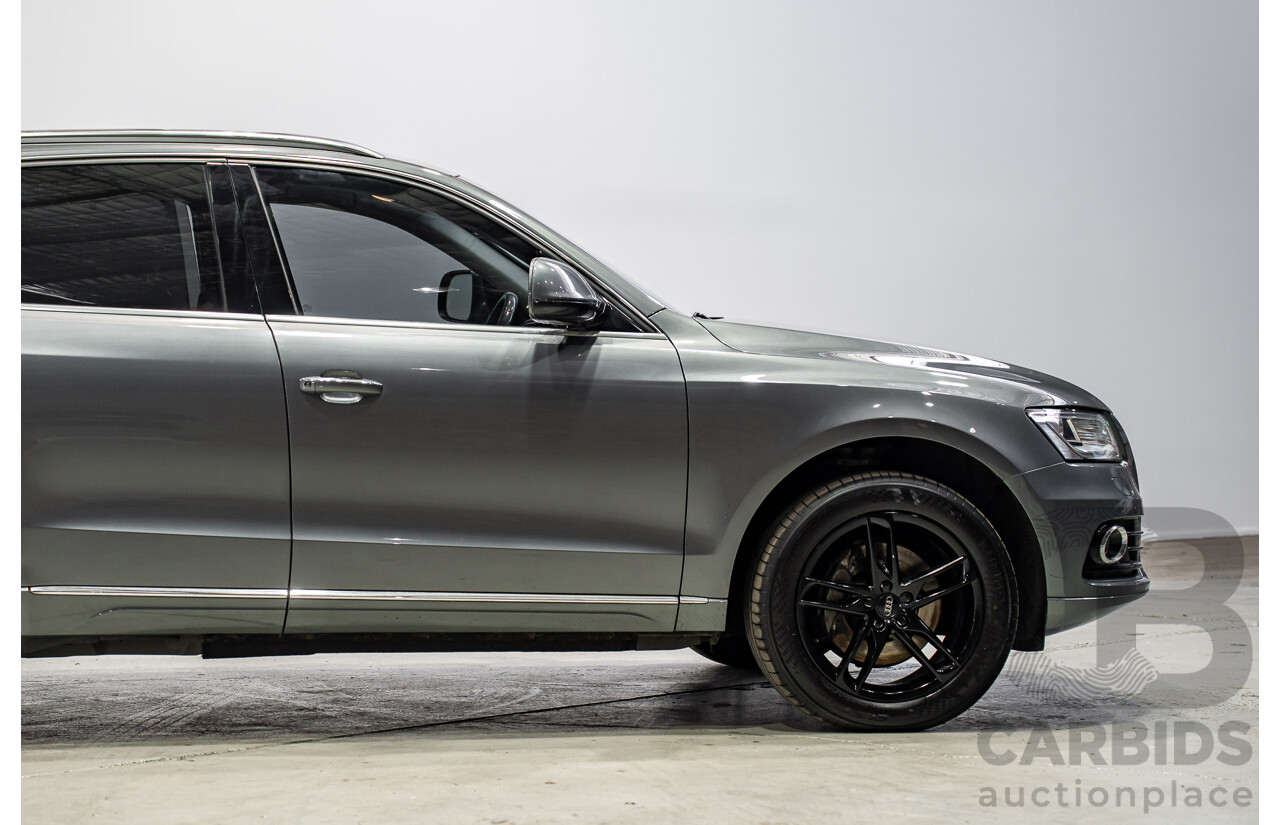 02/2015 Audi Q5 3.0 TDI Quattro (AWD) 8R MY15 4d Wagon Monsoon Gray Metallic V6 Turbo Diesel 3.0L