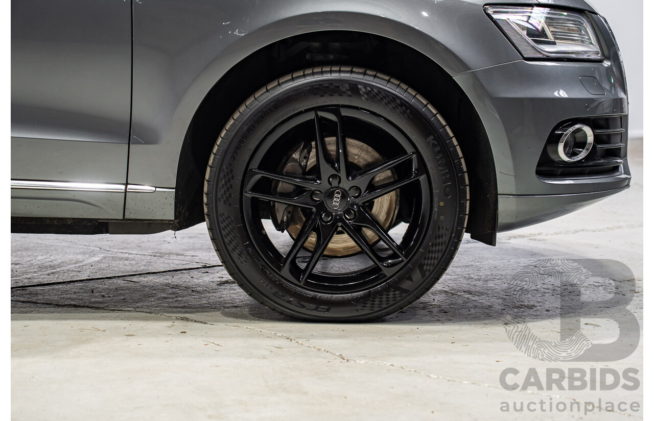 02/2015 Audi Q5 3.0 TDI Quattro (AWD) 8R MY15 4d Wagon Monsoon Gray Metallic V6 Turbo Diesel 3.0L