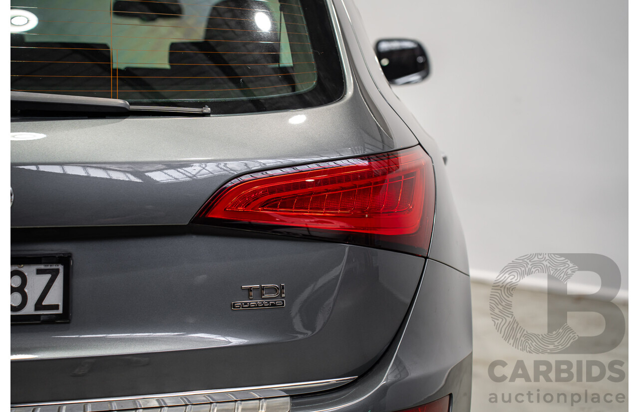 02/2015 Audi Q5 3.0 TDI Quattro (AWD) 8R MY15 4d Wagon Monsoon Gray Metallic V6 Turbo Diesel 3.0L