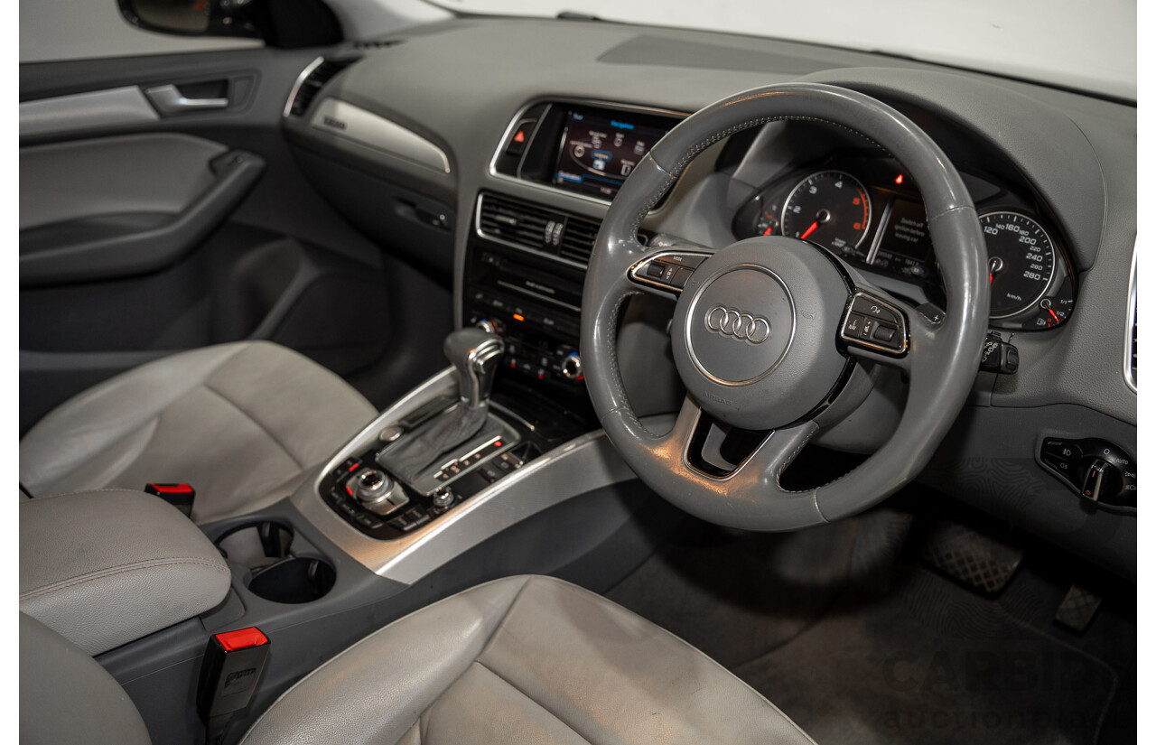 02/2015 Audi Q5 3.0 TDI Quattro (AWD) 8R MY15 4d Wagon Monsoon Gray Metallic V6 Turbo Diesel 3.0L
