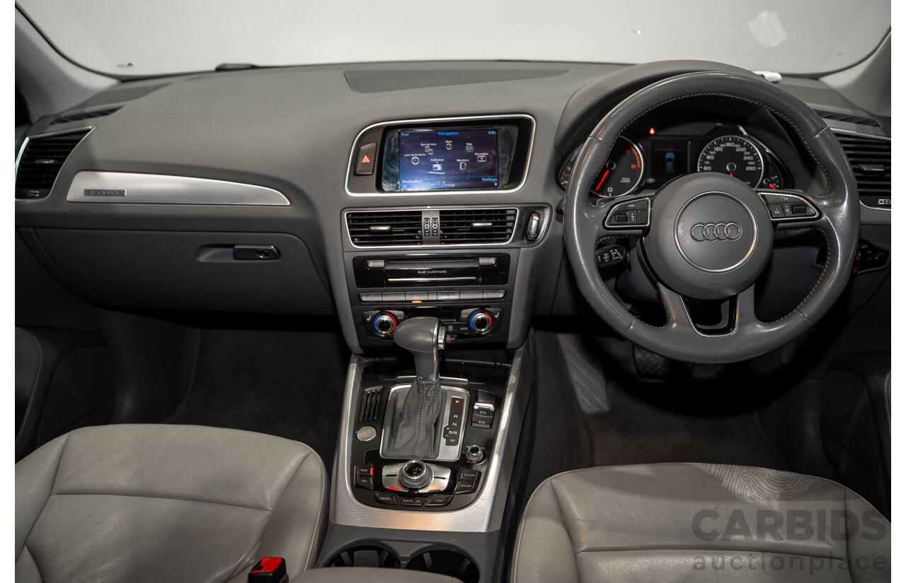 02/2015 Audi Q5 3.0 TDI Quattro (AWD) 8R MY15 4d Wagon Monsoon Gray Metallic V6 Turbo Diesel 3.0L