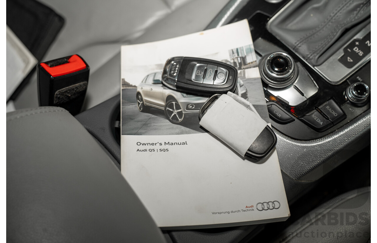 02/2015 Audi Q5 3.0 TDI Quattro (AWD) 8R MY15 4d Wagon Monsoon Gray Metallic V6 Turbo Diesel 3.0L