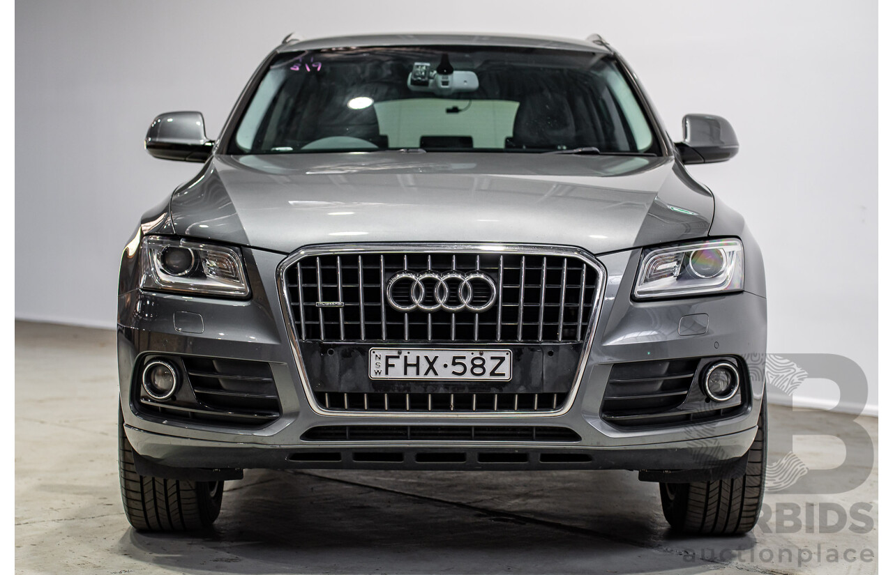 02/2015 Audi Q5 3.0 TDI Quattro (AWD) 8R MY15 4d Wagon Monsoon Gray Metallic V6 Turbo Diesel 3.0L