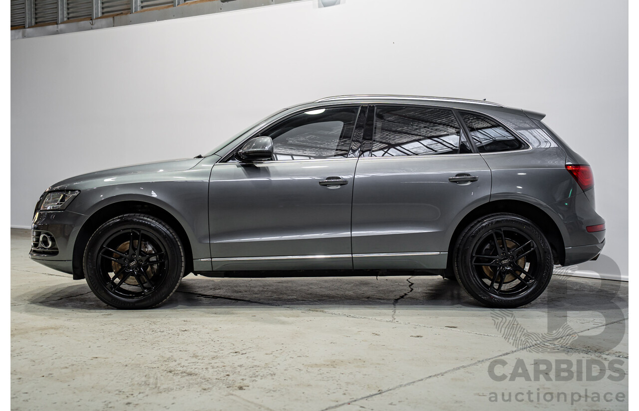 02/2015 Audi Q5 3.0 TDI Quattro (AWD) 8R MY15 4d Wagon Monsoon Gray Metallic V6 Turbo Diesel 3.0L