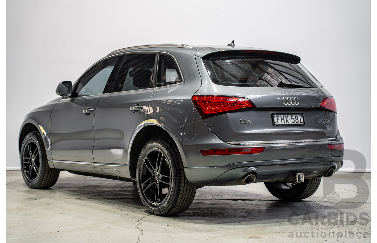 02/2015 Audi Q5 3.0 TDI Quattro (AWD) 8R MY15 4d Wagon Monsoon Gray Metallic V6 Turbo Diesel 3.0L