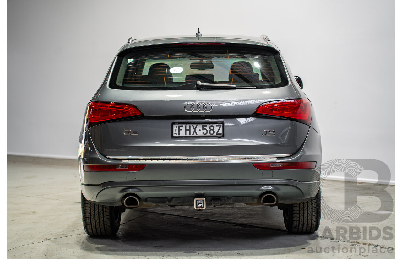 02/2015 Audi Q5 3.0 TDI Quattro (AWD) 8R MY15 4d Wagon Monsoon Gray Metallic V6 Turbo Diesel 3.0L