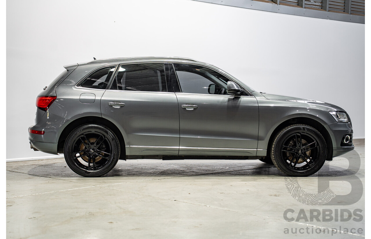 02/2015 Audi Q5 3.0 TDI Quattro (AWD) 8R MY15 4d Wagon Monsoon Gray Metallic V6 Turbo Diesel 3.0L