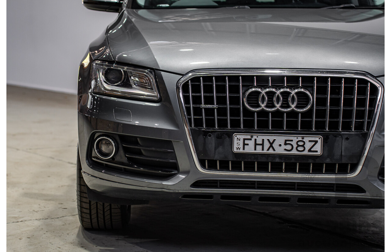 02/2015 Audi Q5 3.0 TDI Quattro (AWD) 8R MY15 4d Wagon Monsoon Gray Metallic V6 Turbo Diesel 3.0L