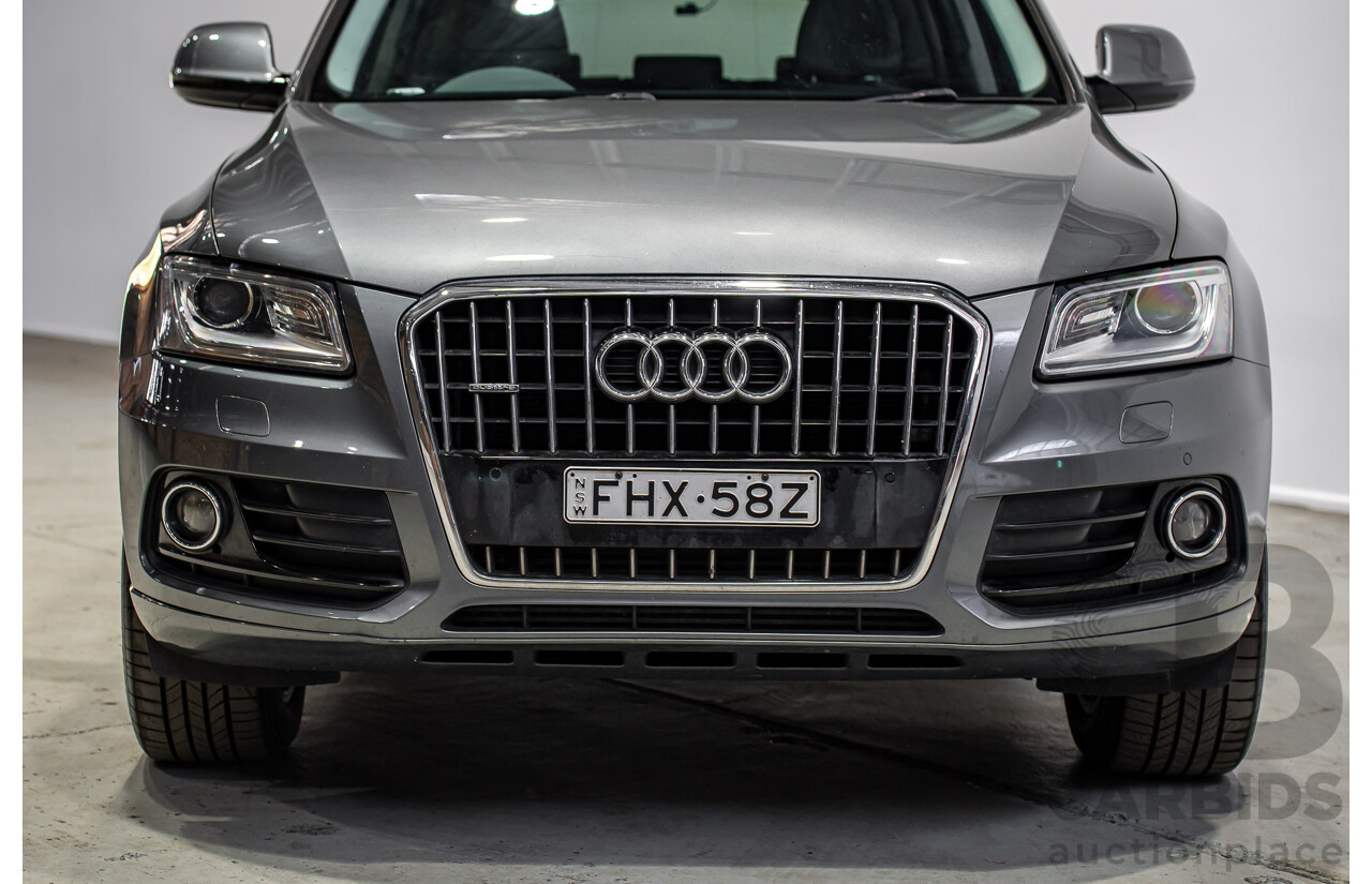 02/2015 Audi Q5 3.0 TDI Quattro (AWD) 8R MY15 4d Wagon Monsoon Gray Metallic V6 Turbo Diesel 3.0L