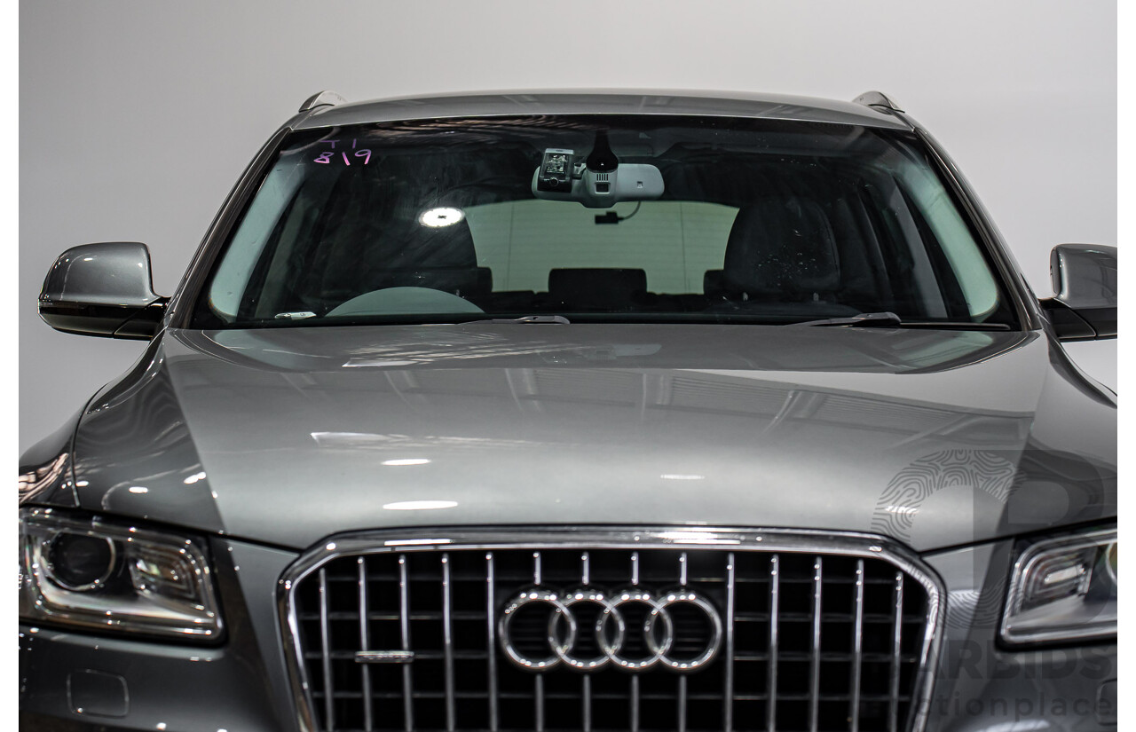 02/2015 Audi Q5 3.0 TDI Quattro (AWD) 8R MY15 4d Wagon Monsoon Gray Metallic V6 Turbo Diesel 3.0L