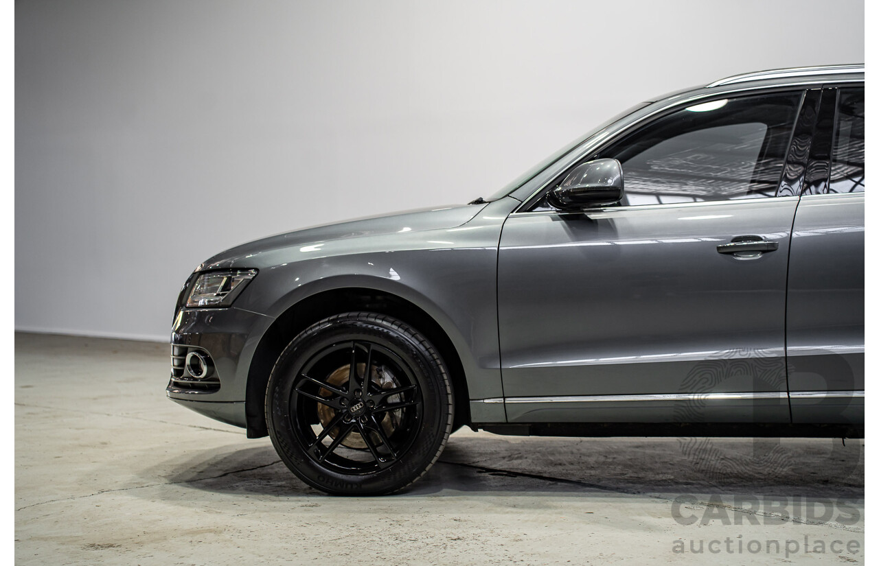 02/2015 Audi Q5 3.0 TDI Quattro (AWD) 8R MY15 4d Wagon Monsoon Gray Metallic V6 Turbo Diesel 3.0L