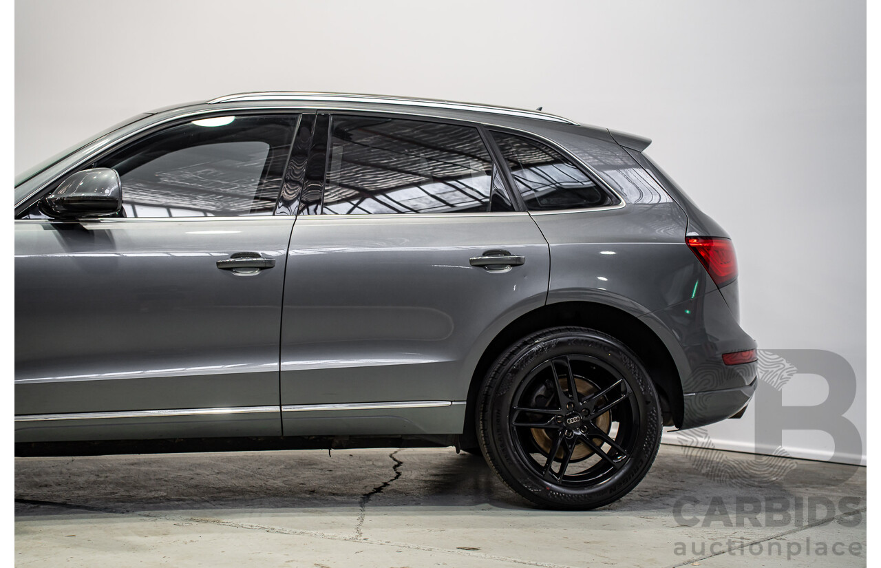 02/2015 Audi Q5 3.0 TDI Quattro (AWD) 8R MY15 4d Wagon Monsoon Gray Metallic V6 Turbo Diesel 3.0L