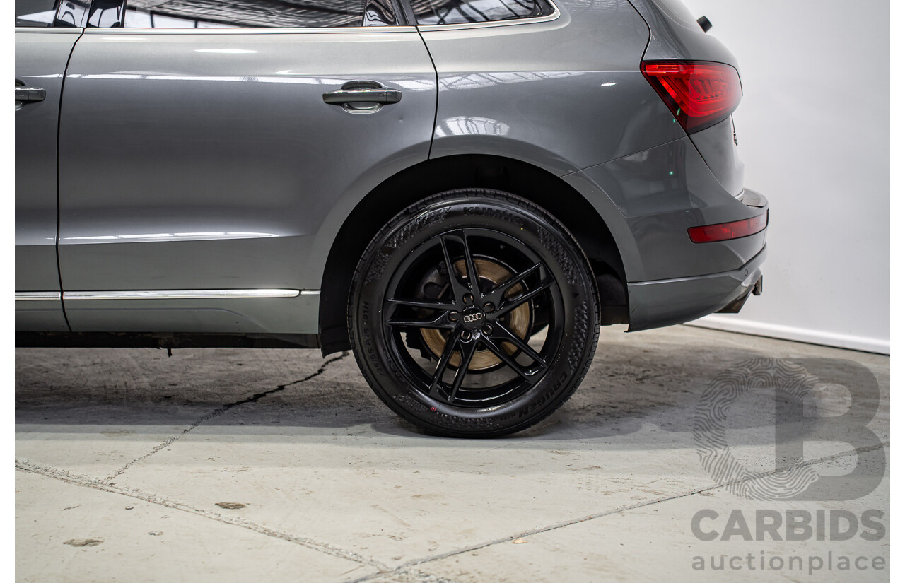 02/2015 Audi Q5 3.0 TDI Quattro (AWD) 8R MY15 4d Wagon Monsoon Gray Metallic V6 Turbo Diesel 3.0L