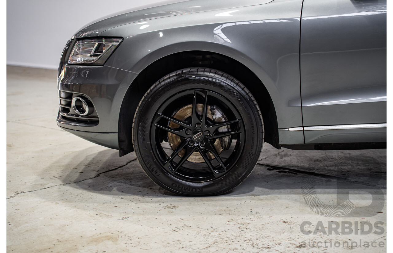 02/2015 Audi Q5 3.0 TDI Quattro (AWD) 8R MY15 4d Wagon Monsoon Gray Metallic V6 Turbo Diesel 3.0L