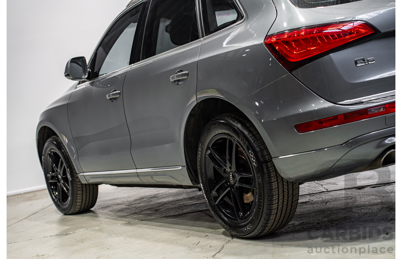 02/2015 Audi Q5 3.0 TDI Quattro (AWD) 8R MY15 4d Wagon Monsoon Gray Metallic V6 Turbo Diesel 3.0L
