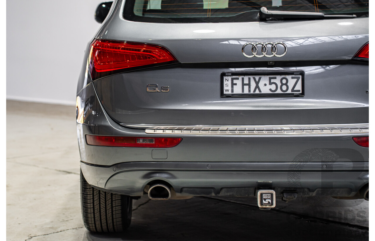 02/2015 Audi Q5 3.0 TDI Quattro (AWD) 8R MY15 4d Wagon Monsoon Gray Metallic V6 Turbo Diesel 3.0L