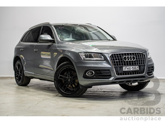 02/2015 Audi Q5 3.0 TDI Quattro (AWD) 8R MY15 4d Wagon Monsoon Gray Metallic V6 Turbo Diesel 3.0L