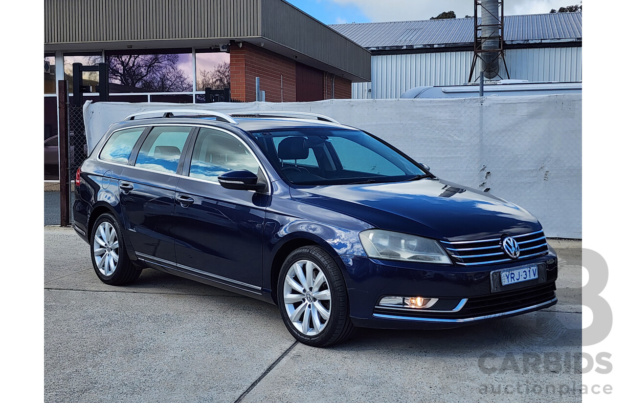 06/2013 Volkswagen Passat 118 TSI 3C MY13 4d Wagon Blue 1.8L