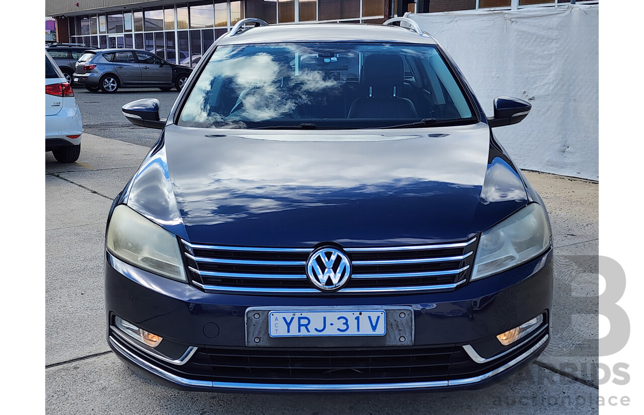 06/2013 Volkswagen Passat 118 TSI 3C MY13 4d Wagon Blue 1.8L