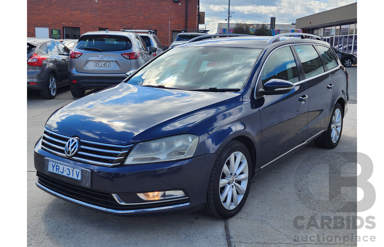 06/2013 Volkswagen Passat 118 TSI 3C MY13 4d Wagon Blue 1.8L