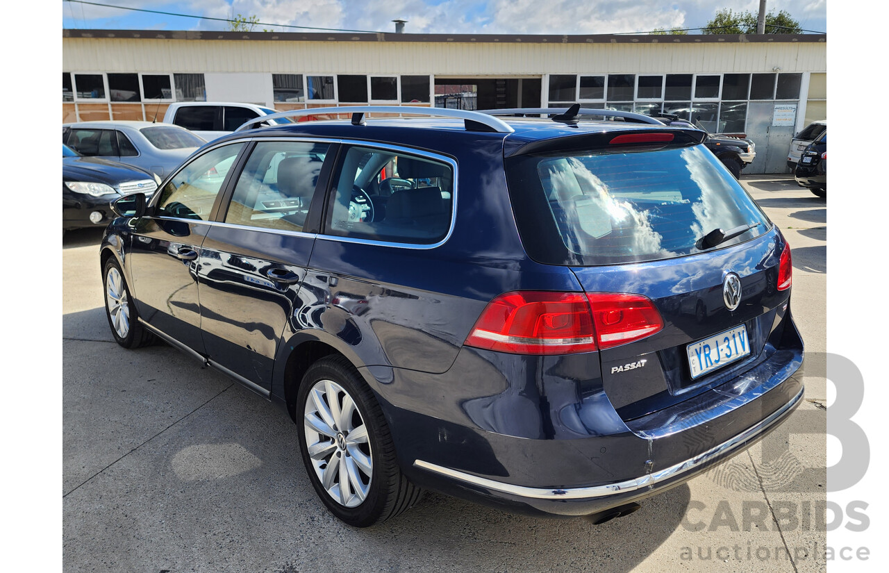 06/2013 Volkswagen Passat 118 TSI 3C MY13 4d Wagon Blue 1.8L