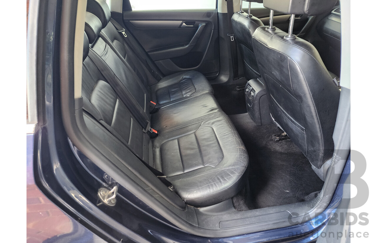 06/2013 Volkswagen Passat 118 TSI 3C MY13 4d Wagon Blue 1.8L