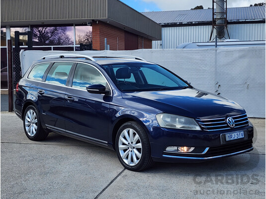 06/2013 Volkswagen Passat 118 TSI 3C MY13 4d Wagon Blue 1.8L