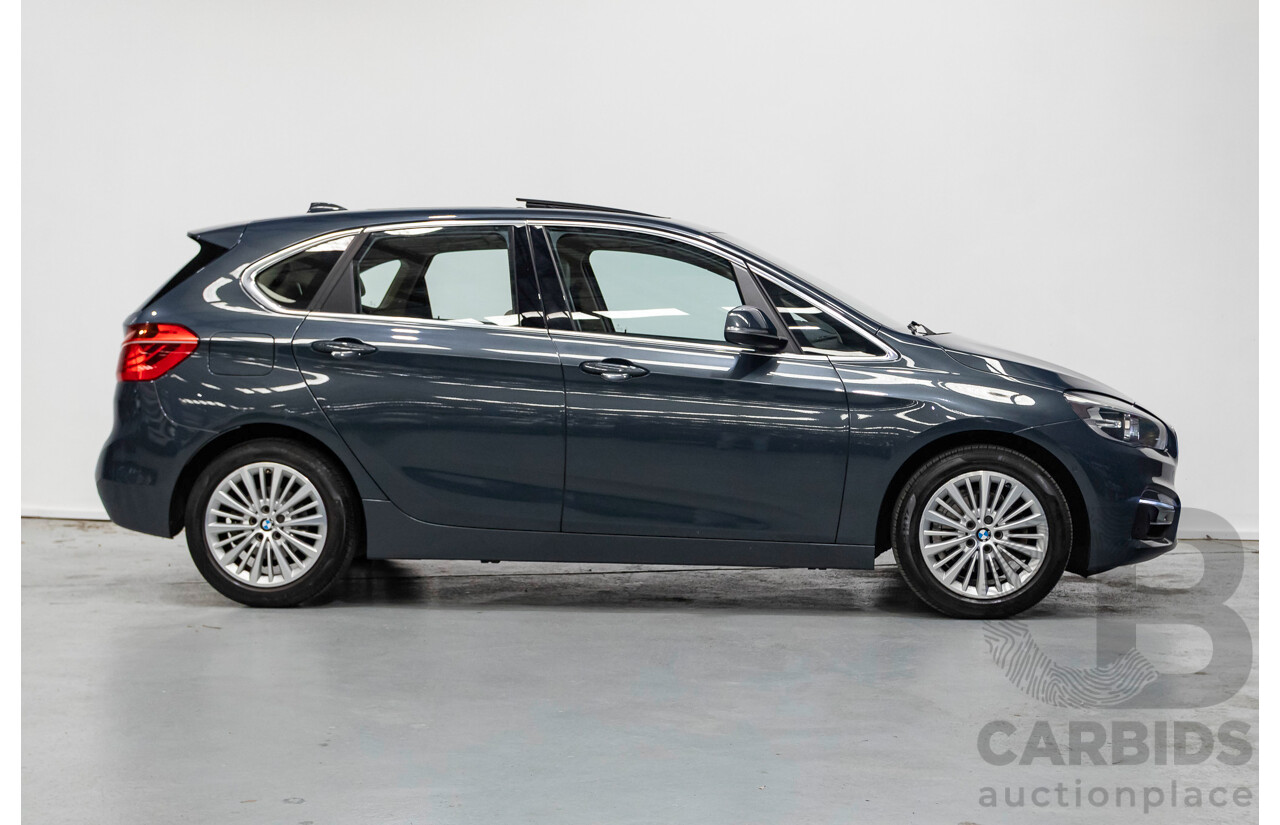 6/2015 BMW 218d Active Tourer Luxury Line F45 4d Wagon Atlantic Grey Turbo Diesel 2.0L