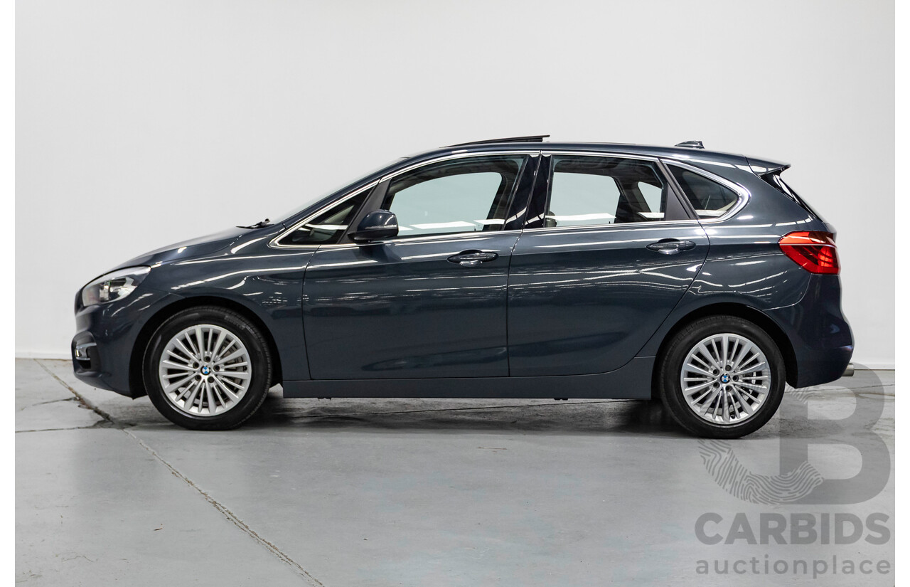 6/2015 BMW 218d Active Tourer Luxury Line F45 4d Wagon Atlantic Grey Turbo Diesel 2.0L