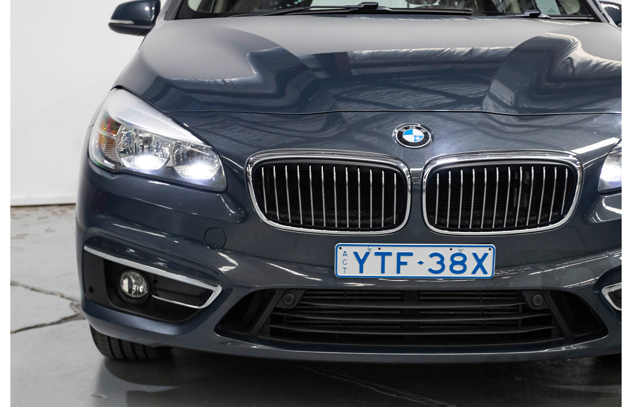 6/2015 BMW 218d Active Tourer Luxury Line F45 4d Wagon Atlantic Grey Turbo Diesel 2.0L