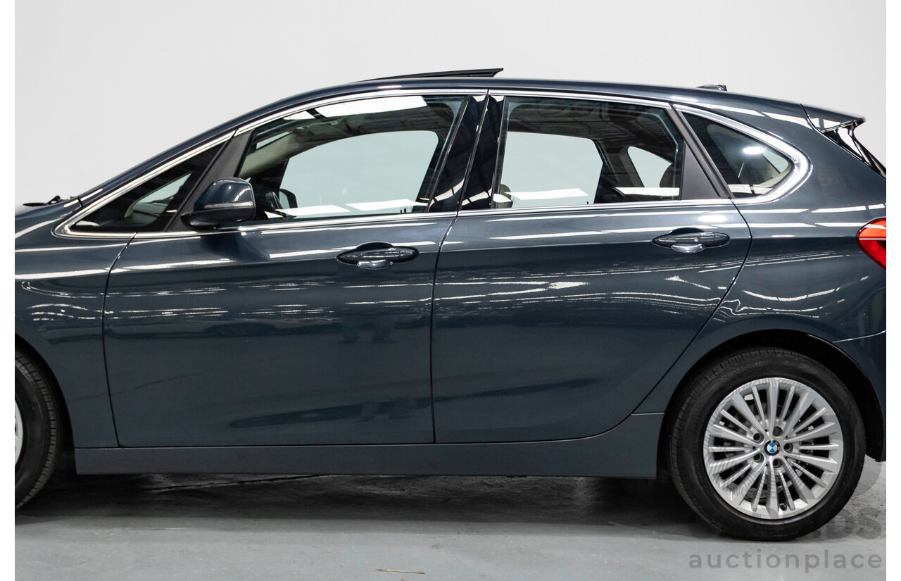 6/2015 BMW 218d Active Tourer Luxury Line F45 4d Wagon Atlantic Grey Turbo Diesel 2.0L