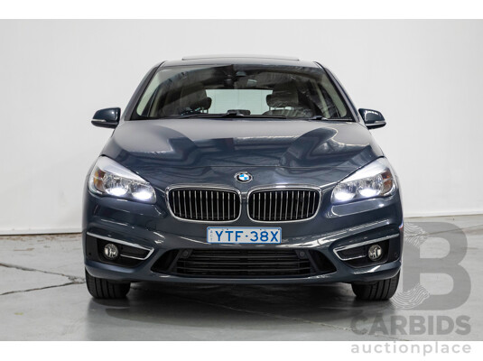BMW 218D Active Tourer Luxury Line F45 4D Wagon Atlantic Grey Turbo Diesel 2.0L