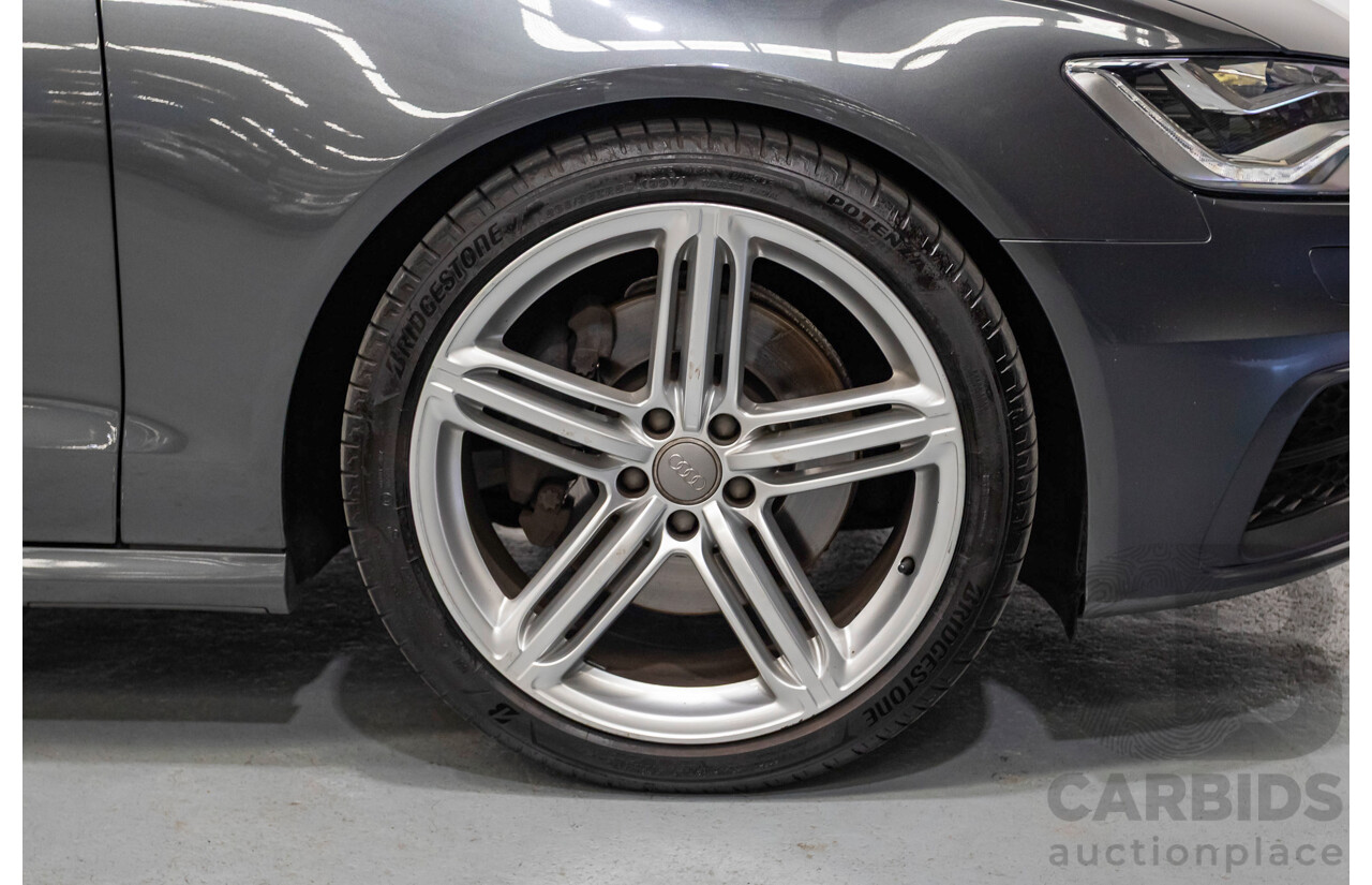 11/2012 Audi A6 S-Line 3.0 TDI Quattro (AWD) 4GL 4d Sedan Daytona Gray Pearlescent Turbo Diesel V6 3.0L