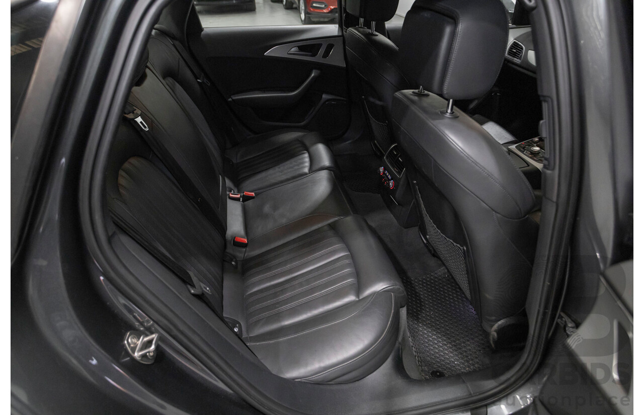11/2012 Audi A6 S-Line 3.0 TDI Quattro (AWD) 4GL 4d Sedan Daytona Gray Pearlescent Turbo Diesel V6 3.0L