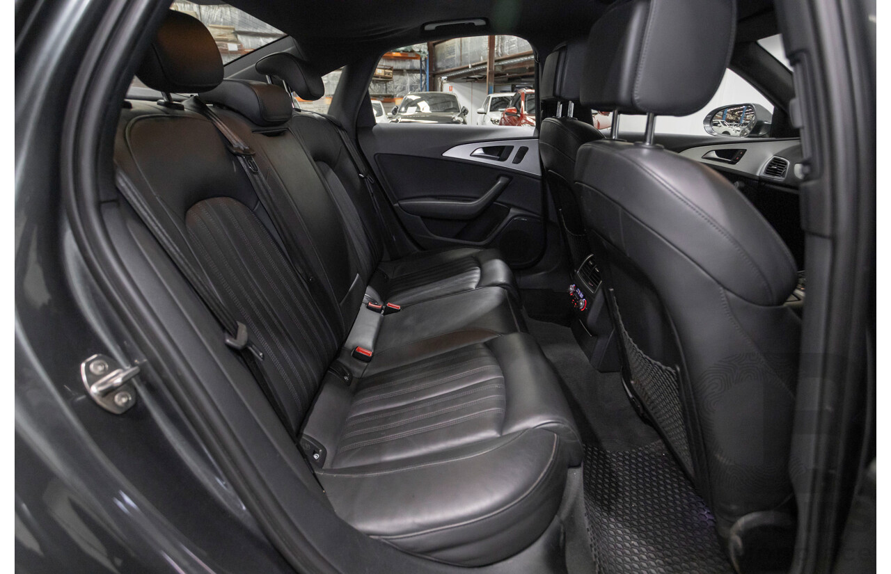 11/2012 Audi A6 S-Line 3.0 TDI Quattro (AWD) 4GL 4d Sedan Daytona Gray Pearlescent Turbo Diesel V6 3.0L