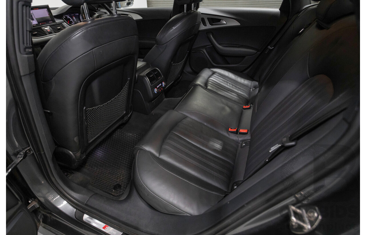 11/2012 Audi A6 S-Line 3.0 TDI Quattro (AWD) 4GL 4d Sedan Daytona Gray Pearlescent Turbo Diesel V6 3.0L
