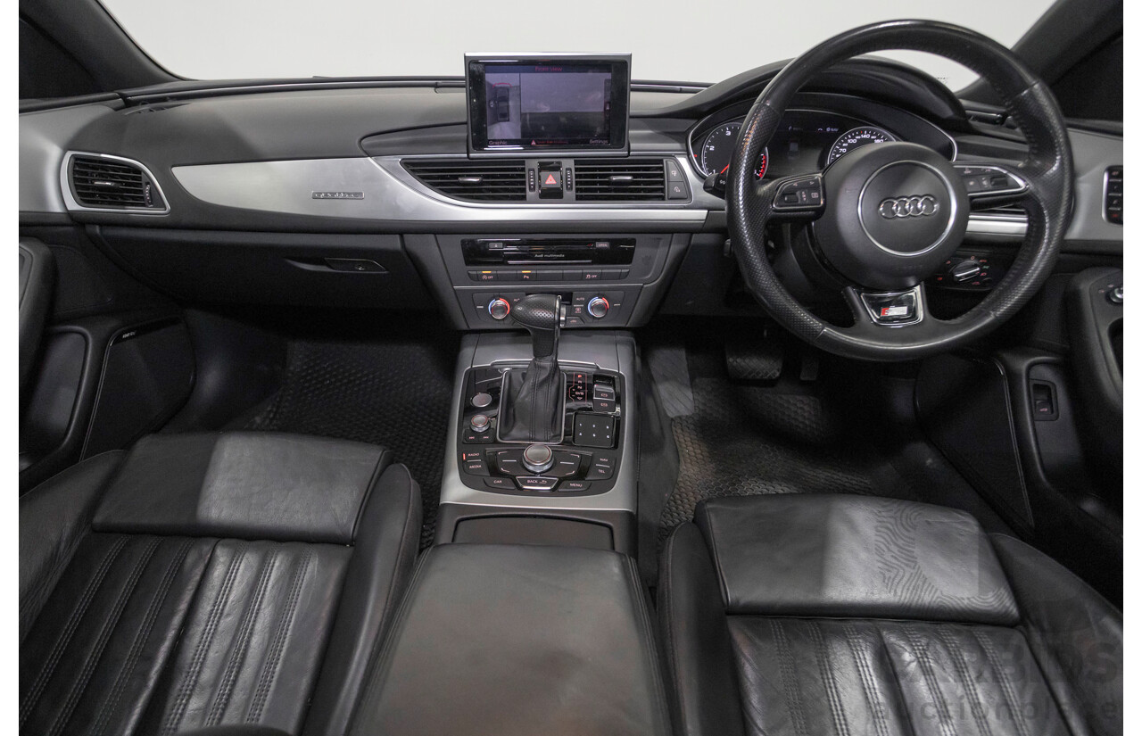 11/2012 Audi A6 S-Line 3.0 TDI Quattro (AWD) 4GL 4d Sedan Daytona Gray Pearlescent Turbo Diesel V6 3.0L