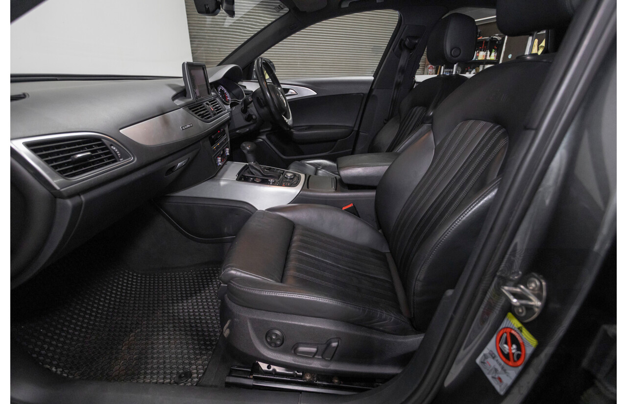 11/2012 Audi A6 S-Line 3.0 TDI Quattro (AWD) 4GL 4d Sedan Daytona Gray Pearlescent Turbo Diesel V6 3.0L