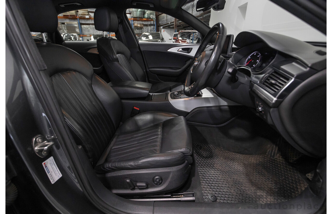 11/2012 Audi A6 S-Line 3.0 TDI Quattro (AWD) 4GL 4d Sedan Daytona Gray Pearlescent Turbo Diesel V6 3.0L