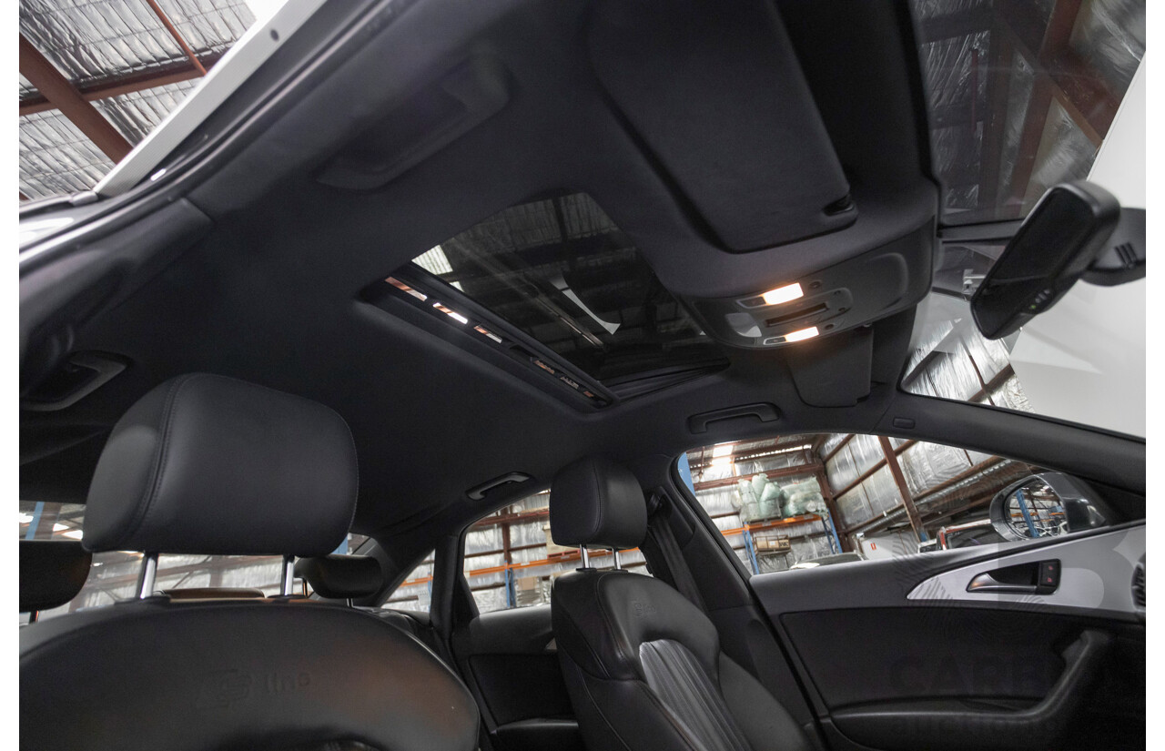11/2012 Audi A6 S-Line 3.0 TDI Quattro (AWD) 4GL 4d Sedan Daytona Gray Pearlescent Turbo Diesel V6 3.0L