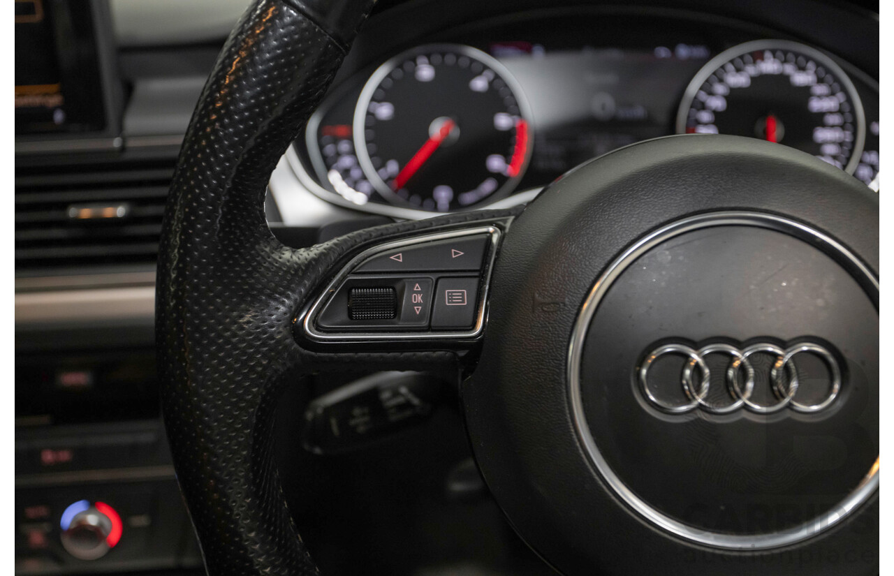 11/2012 Audi A6 S-Line 3.0 TDI Quattro (AWD) 4GL 4d Sedan Daytona Gray Pearlescent Turbo Diesel V6 3.0L