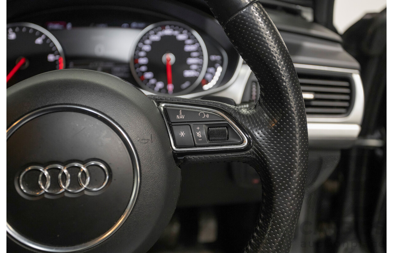 11/2012 Audi A6 S-Line 3.0 TDI Quattro (AWD) 4GL 4d Sedan Daytona Gray Pearlescent Turbo Diesel V6 3.0L