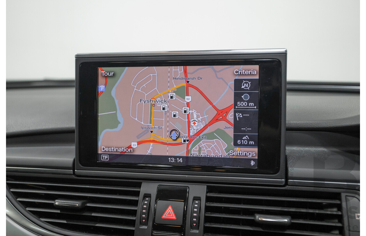 11/2012 Audi A6 S-Line 3.0 TDI Quattro (AWD) 4GL 4d Sedan Daytona Gray Pearlescent Turbo Diesel V6 3.0L