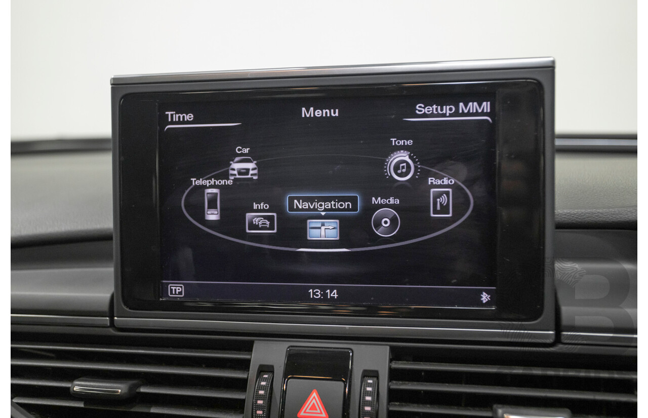 11/2012 Audi A6 S-Line 3.0 TDI Quattro (AWD) 4GL 4d Sedan Daytona Gray Pearlescent Turbo Diesel V6 3.0L